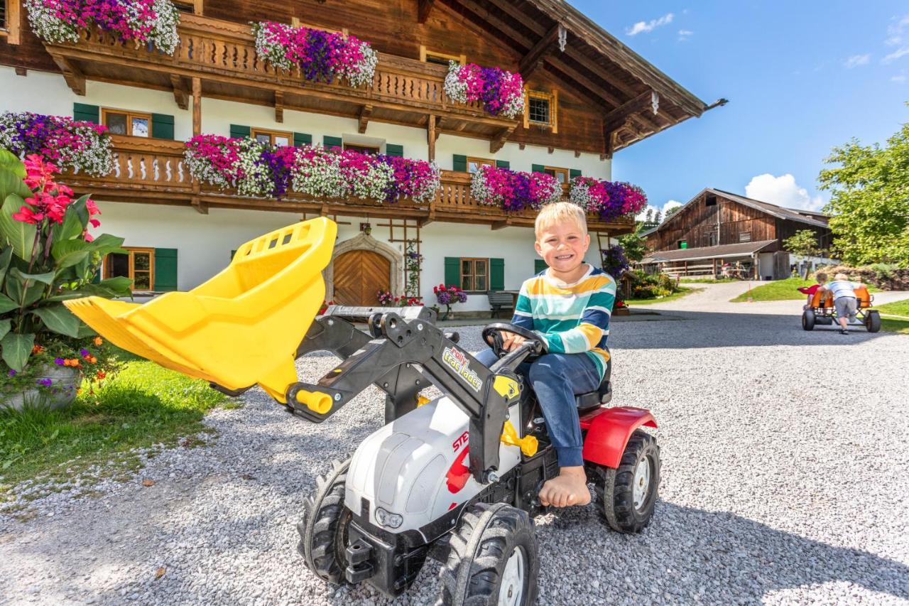 Biobauernhof Stegerbauer Apartment Maria Alm am Steinernen Meer Bagian luar foto