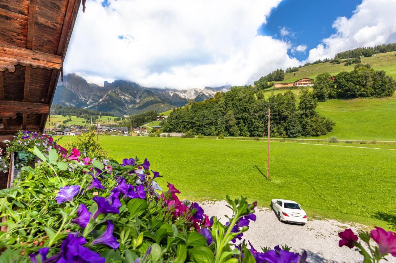 Biobauernhof Stegerbauer Apartment Maria Alm am Steinernen Meer Bagian luar foto