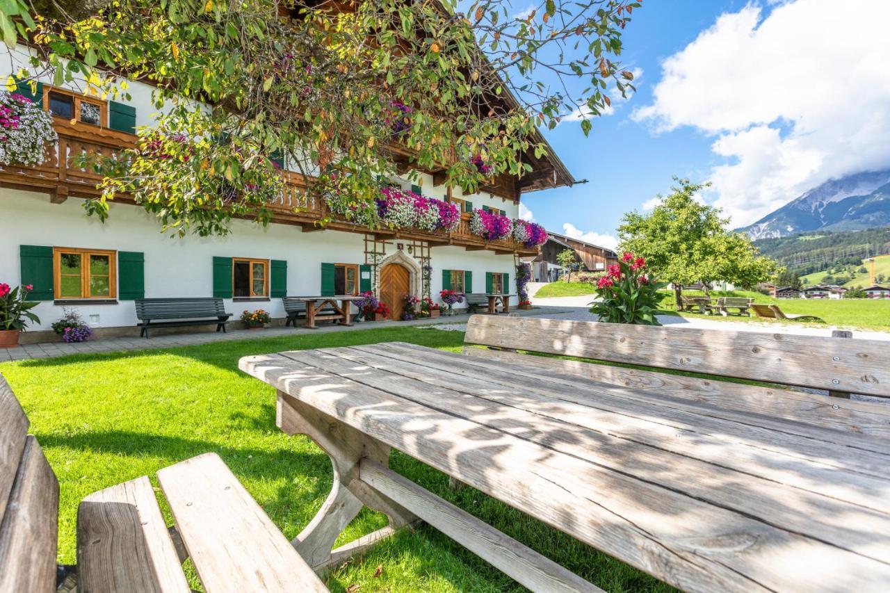 Biobauernhof Stegerbauer Apartment Maria Alm am Steinernen Meer Bagian luar foto