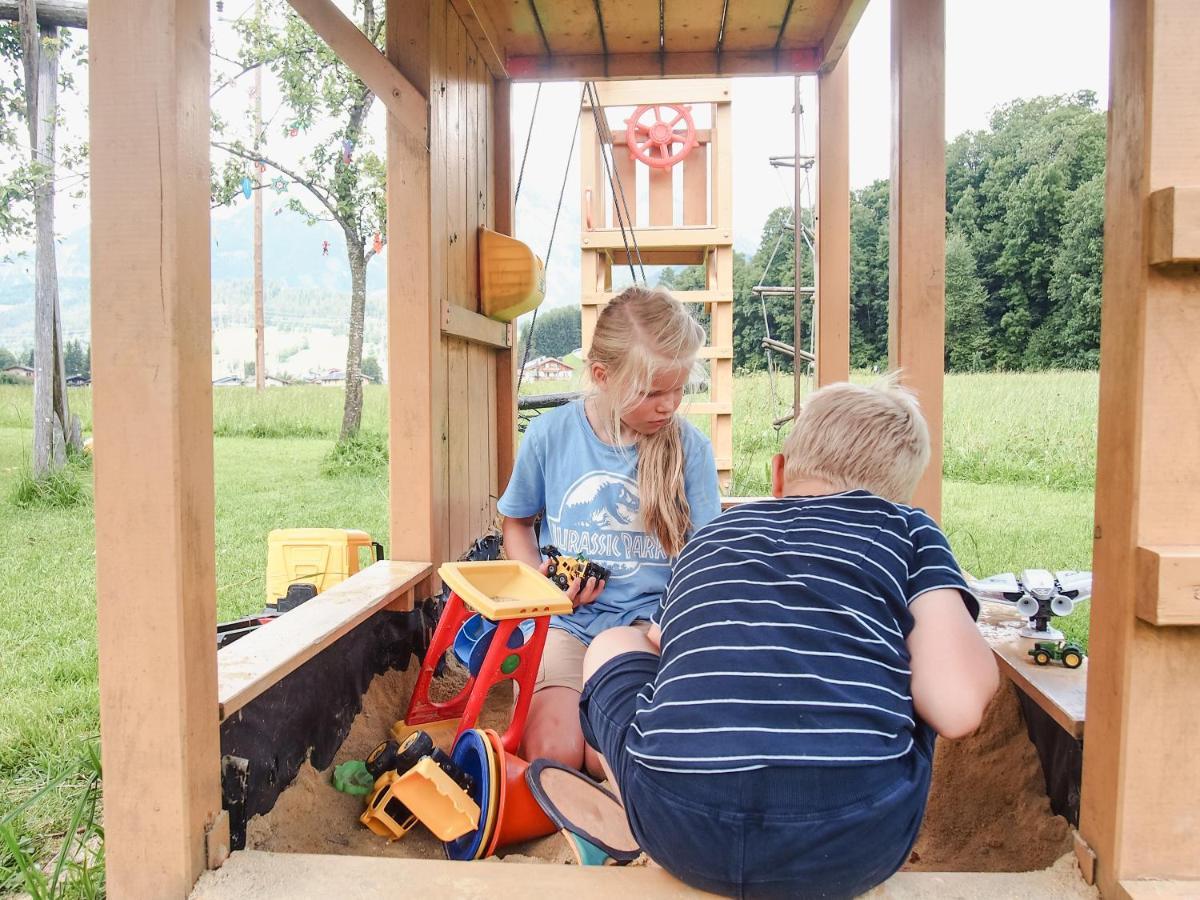 Biobauernhof Stegerbauer Apartment Maria Alm am Steinernen Meer Bagian luar foto