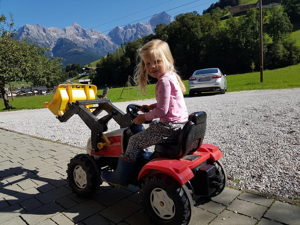 Biobauernhof Stegerbauer Apartment Maria Alm am Steinernen Meer Bagian luar foto